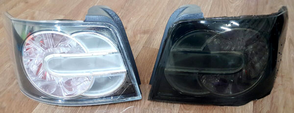 Шліфування скла фар. Тонування автомобільної оптики плівкою.