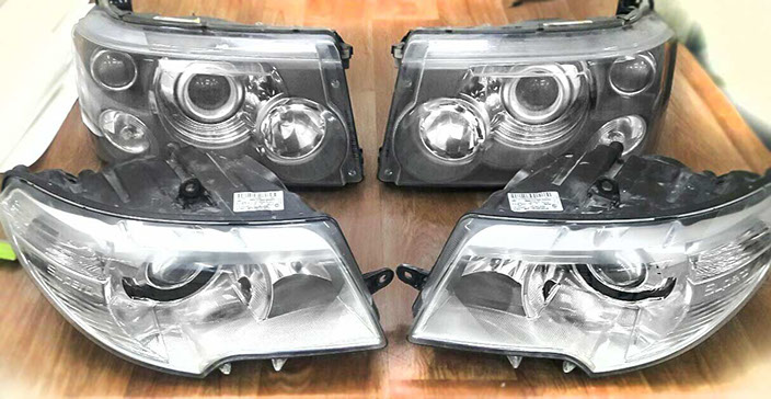 Шліфування скла фар. Бронювання авто оптики прозорою плівкою.